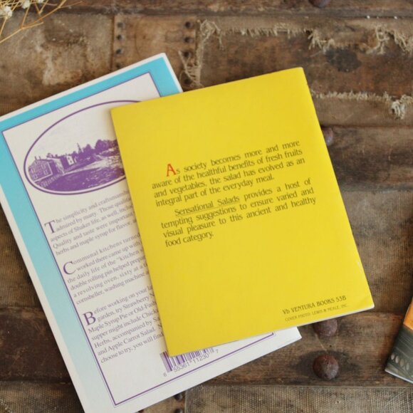 Vintage 1980s 2000s Recipe Booklets, Old Shaker, Salads, Oxmoor House, Cookbooks - Picture 6 of 10